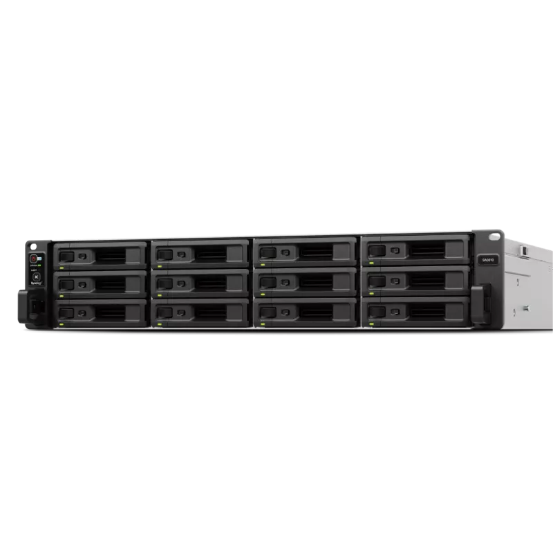 Synology - NAS rack SA3410 boitier nu 12 baies 3.5/2.5 alimentation redondante garantie 5 ans.