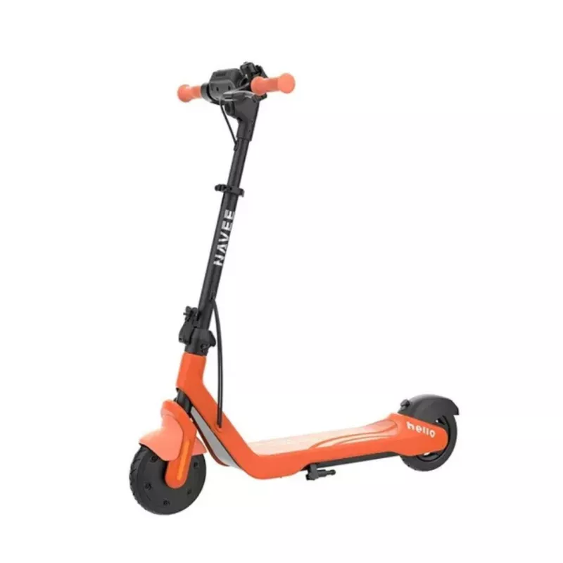 Trottinette électrique Navee K100 Pro Enfant 130 W Noir et Orange 130W 16 Km/h 17 Km/h 7 pneu creux Tambour AR Guidon…