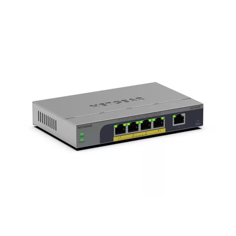 Netgear GS105EP Commutateur PoE+ Easy Smart Gigabit Ethernet 5 ports (63 W).