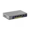 Netgear GS105Pv3 Switch non manageable PoE Gigabit Ethernet 5 ports.