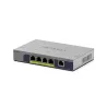 Netgear GS105Pv3 Switch non manageable PoE Gigabit Ethernet 5 ports.