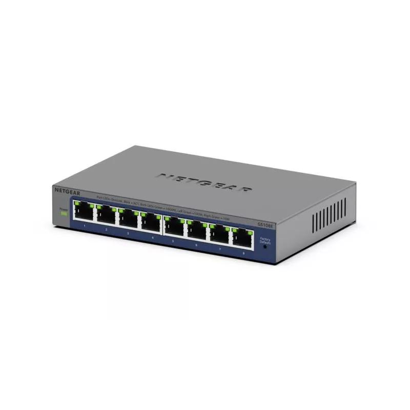 Netgear GS108E-400EUS Commutateur Ethernet Netgear Ethernet - 10/100/1000Base.