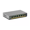 Netgear GS108EPP Commutateur PoE+ Easy Smart Essentials Gigabit Ethernet 8 ports (123 W).