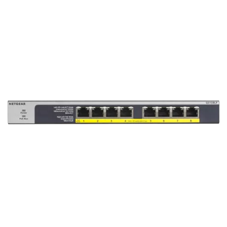 Netgear GS108LP Switch non manageable PoE+ Gigabit Ethernet 8 ports avec technologie FlexPoE (60W)