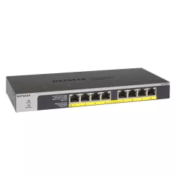Netgear GS108LP Switch non manageable PoE+ Gigabit Ethernet 8 ports avec technologie FlexPoE (60W)