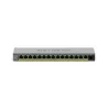 Netgear GS116EP Smart switches Web manageables Pro PoE+ 16 ports Gigabit Ethernet avec 1 port SFP dédié (180 W).