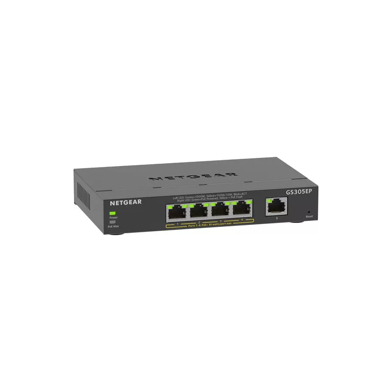 Netgear 5PT GE PLUS SWCH W/ POE+ (GS305EP)