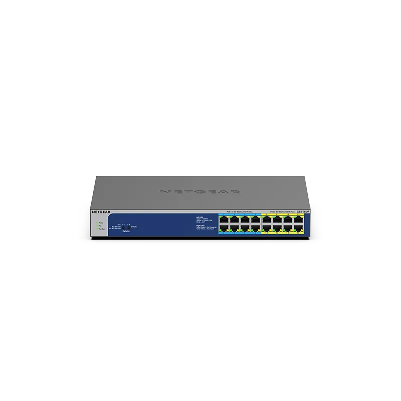 Netgear GS516UP Switch non manageable PoE+ haute puissance Gigabit Ethernet 16 ports avec PoE+