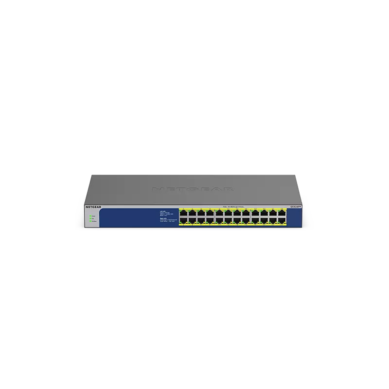 Netgear GS524P Switch non manageable PoE+ haute puissance Gigabit Ethernet 24 ports (300 W).