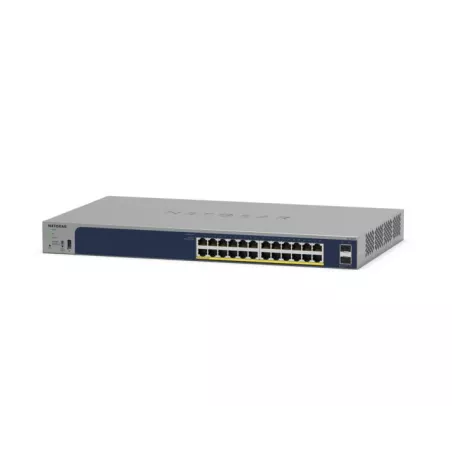 Netgear GS724TPP Smart Switch Web manageable Pro PoE+ 24ports Gigabit Ethernet avec gestion à distance dans le Cloud en option…