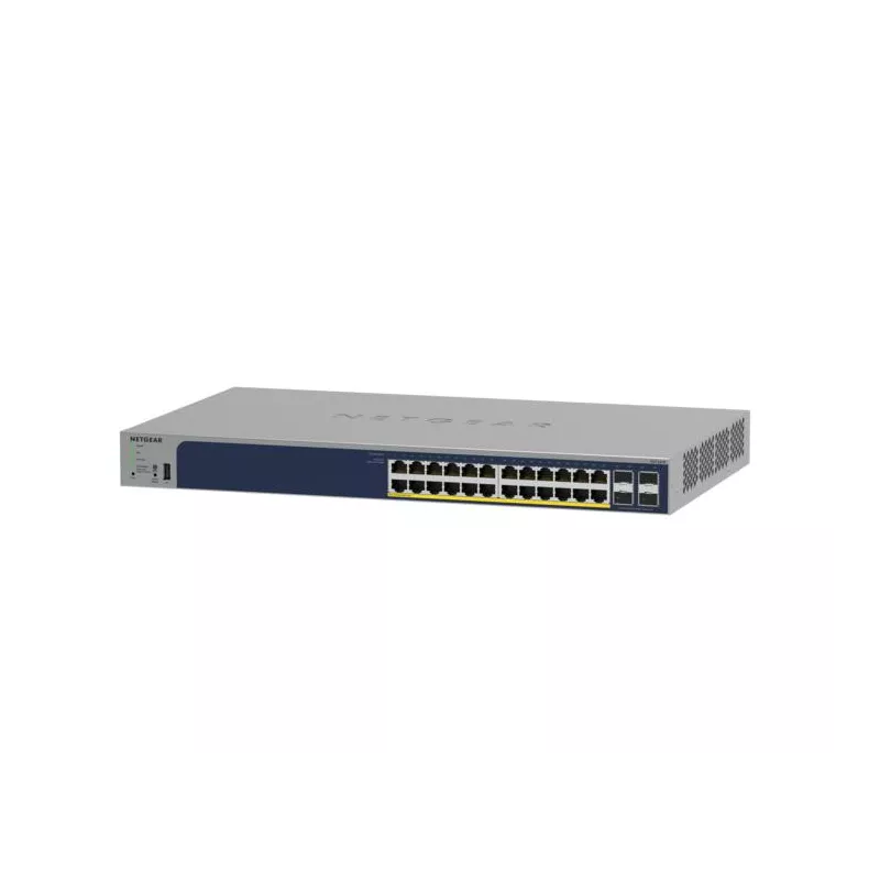 NETGEAR Smart GS752TPP- Commutateur L3 Lite - intelligent 48 x 10/100/1000 (PoE+) 4 x Gigabit SFP - PoE+ (760 W).
