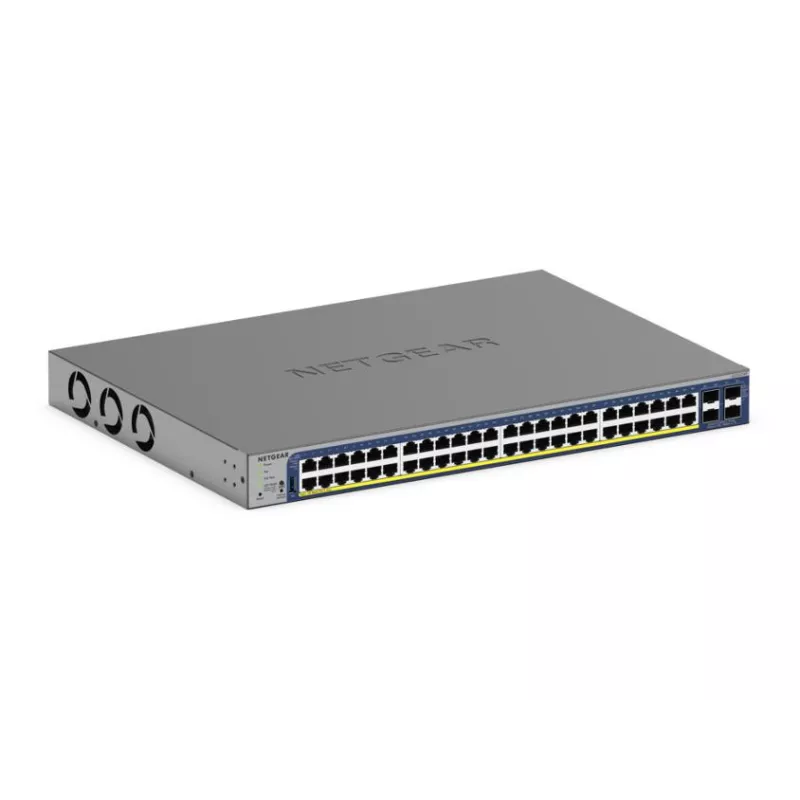 Netgear GS752TXP Smart Switch PoE+ 48 ports Gigabit avec gestion à distance/cloud en option et 4 ports SFP (380W) 1 an…