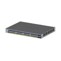 Netgear GS752TXP Smart Switch PoE+ 48 ports Gigabit avec gestion à distance/cloud en option et 4 ports SFP (380W) 1 an…