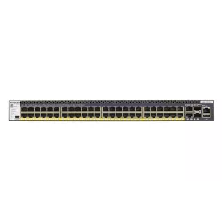 Netgear M4300-52G-POE+ 1000W PSU Géré L2/L3/L4 Gigabit Ethernet (10/ 100/1000) Connexion Ethernet, alimentation via PoE 1U Noir