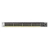 Netgear M4300-52G-POE+ 1000W PSU Géré L2/L3/L4 Gigabit Ethernet (10/ 100/1000) Connexion Ethernet, alimentation via PoE 1U Noir