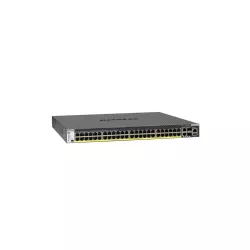 Netgear M4300-52G-POE+ 1000W PSU Géré L2/L3/L4 Gigabit Ethernet (10/ 100/1000) Connexion Ethernet, alimentation via PoE 1U Noir