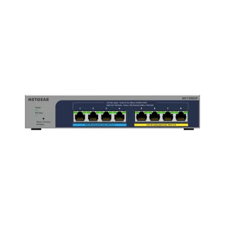 Netgear MS108EUP Switch série Plus PoE++ 8 ports Multi-Gigabit (2,5G).
