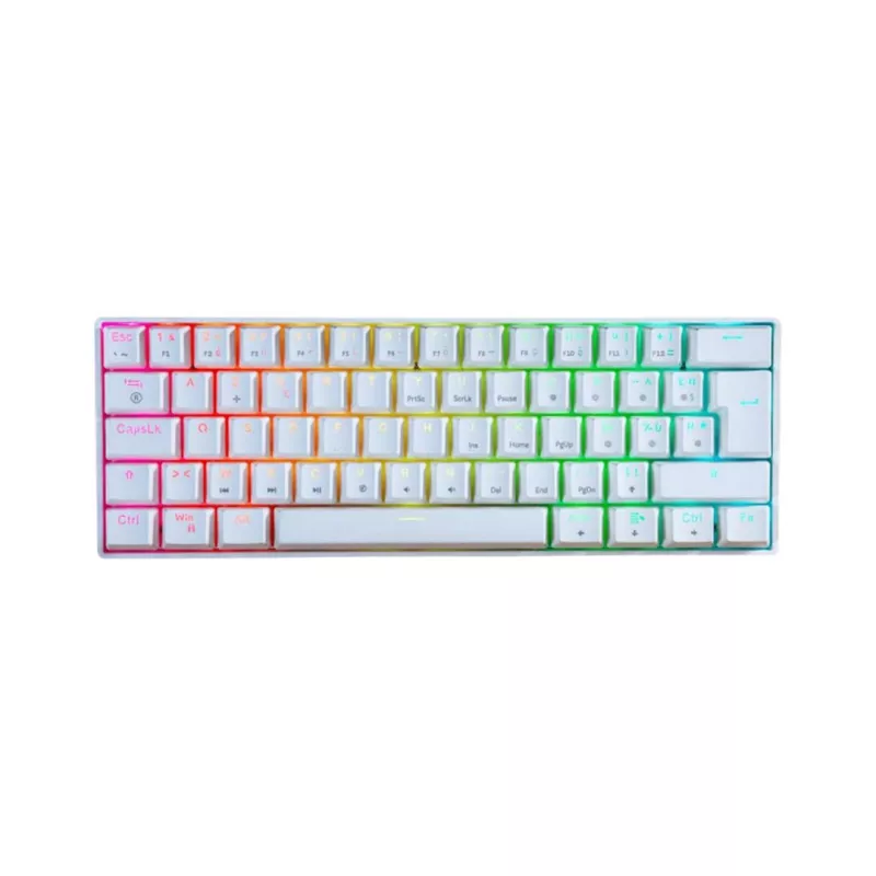 Clavier Méca 60% Blanc RGB New