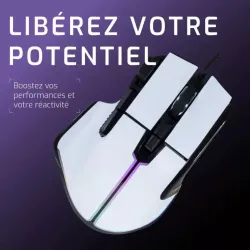 Souris Gaming FPS Blanche RGB