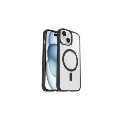 OtterBox React MagSafe Apple iPhone 16e/15/14/13 Black Crystal - clear/black