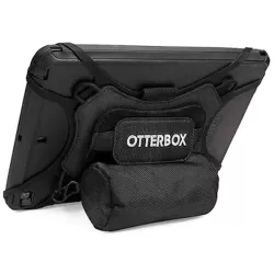 OtterBox Utility Series Latch II Black - sangle main rotative 360° universelle + tour de cou pour tablette de 10 à 13 pouces…