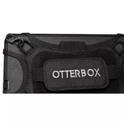 OtterBox Utility Series Latch II Black - sangle main rotative 360° universelle + tour de cou pour tablette de 10 à 13 pouces…