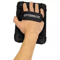 OtterBox Utility Series Latch II Black - sangle main rotative 360° universelle + tour de cou pour tablette de 10 à 13 pouces…