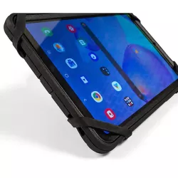 OtterBox Utility Series Latch II Black - sangle main rotative 360° universelle + tour de cou pour tablette de 10 à 13 pouces…