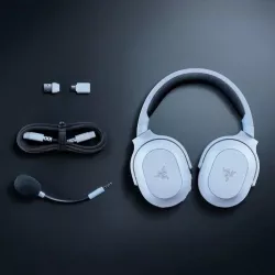 RAZER Barracuda X Chroma Blanc Casque Gaming sans Fil - Multiplateforme - Design Ergonomique - Microphone Cardioïde - USB-C