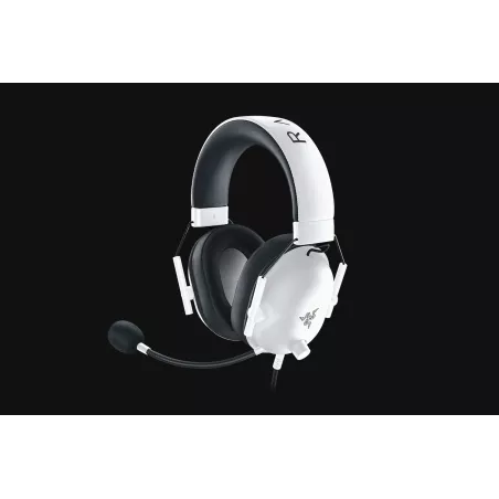 RAZER Blackshark V2 X Blanc - Casque filaire Esports Multiplateforme, Microphone Cardioïde, Son 7.1 Surround, HP 50mm