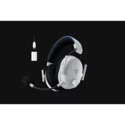 RAZER BlackShark V3 Pro Blanc for PlayStation - Casque E-sports sans fil avec reduction active du bruit (ANC)