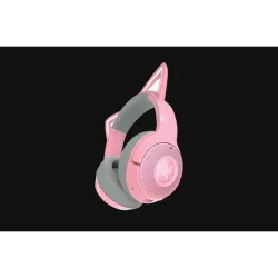 RAZER Kraken V2 Kitty BT Ed. Rose - Casque sans-Fil Bluetooth avec éclairage RGB et Oreilles de Chat, Bluetooth 5.2, 40mm…