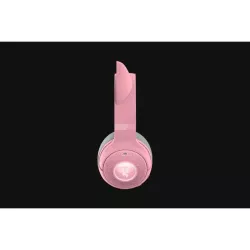 RAZER Kraken V2 Kitty BT Ed. Rose - Casque sans-Fil Bluetooth avec éclairage RGB et Oreilles de Chat, Bluetooth 5.2, 40mm…