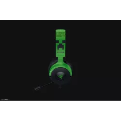 RAZER Kraken V4 X Minecraft Ed. Casque de Jeu sans Fil RGB, Connectivité 3 Modes,Triforce 40mm