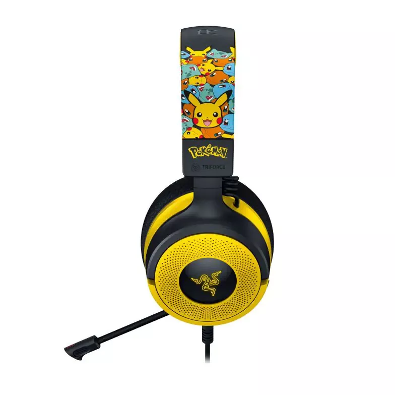 RAZER Kraken V4 X Pokémon Kanto Starters Ed. Casque de Jeu sans Fil RGB, Connectivité 3 Modes, Drivers Triforce 40mm, Earcup…