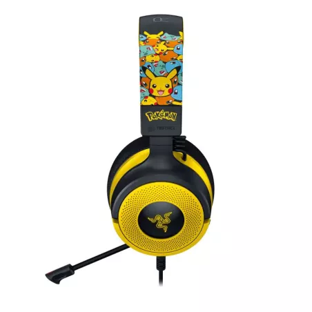 RAZER Kraken V4 X Pokémon Kanto Starters Ed. Casque de Jeu sans Fil RGB, Connectivité 3 Modes, Drivers Triforce 40mm, Earcup…