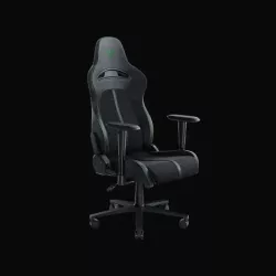 RAZER Enki X (Green) Chaise Gaming - Incurvé au niveau des épaules, Arc lombaire intégré, Assise ultra large, accoudoirs 2D
