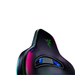 RAZER Enki X (Green) Chaise Gaming - Incurvé au niveau des épaules, Arc lombaire intégré, Assise ultra large, accoudoirs 2D
