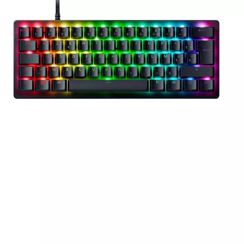 RAZER Huntsman V3 Pro Mini Noir - Clavier Gamer Optique 60%, Switches Analogiques réglables 0,1 à 4,0mm, Touches en PBT…