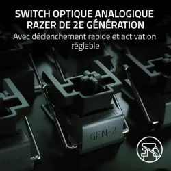 RAZER Huntsman V3 Pro Mini Noir - Clavier Gamer Optique 60%, Switches Analogiques réglables 0,1 à 4,0mm, Touches en PBT…