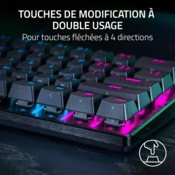 RAZER Huntsman V3 Pro Mini Noir - Clavier Gamer Optique 60%, Switches Analogiques réglables 0,1 à 4,0mm, Touches en PBT…