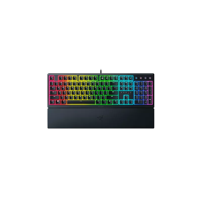 RAZER Ornata V3 Noir - Clavier de jeu AZERTY - Switches Méca-Membrane - Repose-Poignet Ergonomique - RGB Chroma 10 zones