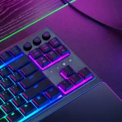 RAZER Ornata V3 Tenkeyless - Clavier de jeu AZERTY - Switches Méca-Membrane - Repose-Poignet Magnétique - Touches en ABS