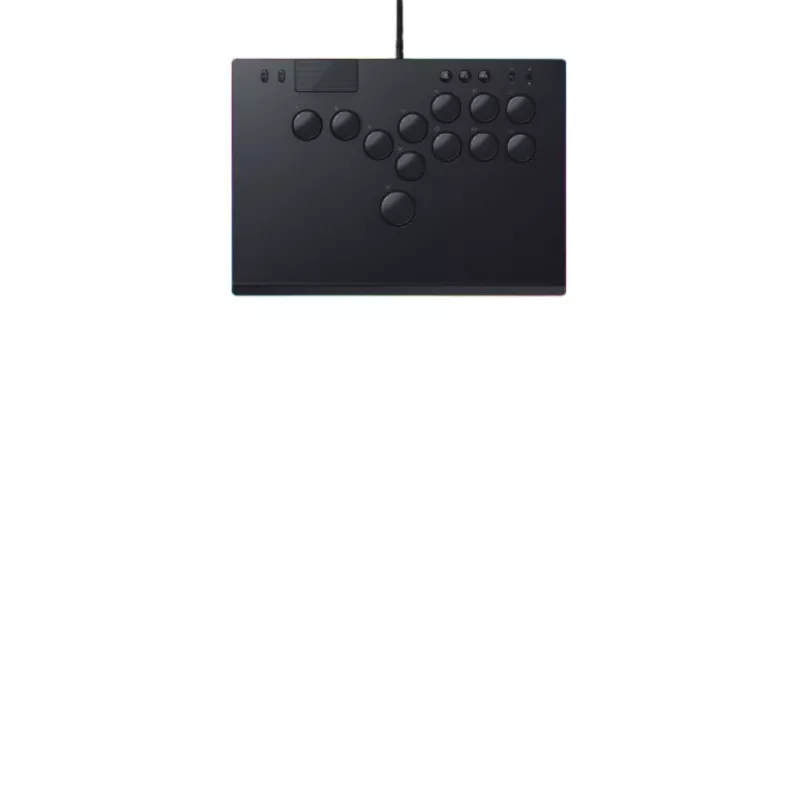 RAZER KITSUNE Contrôleur arcade optique All-Button pour PS5 et PC. Disposition précise des quatre boutons de mouvement…