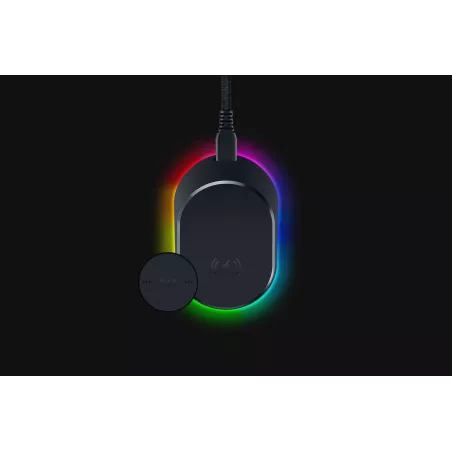 RAZER Mouse Dock Pro + Wireless Charging Puck Bundle - Compatible Basilisk V3 Pro, Cobra Pro et Naga V2 Pro uniquement