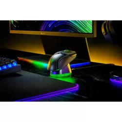 RAZER Mouse Dock Pro + Wireless Charging Puck Bundle - Compatible Basilisk V3 Pro, Cobra Pro et Naga V2 Pro uniquement