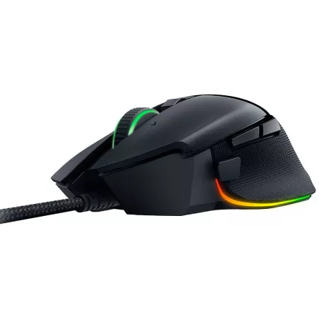 RAZER Basilisk V3 Noir - Souris Gaming Filaire ergonomique et personnalisable, 10+1 boutons programmables, Molette inclinable…