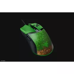 Razer Cobra Minecraft Ed. Noir - Souris Gaming Filaire - légère - glissements ultra-fluides - Chroma RGB - 8500 DPI