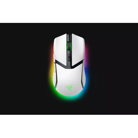 Razer Cobra Pro Blanche - Souris Gaming sans Fil 10 Commandes Personnalisables, 11 Zones d'éclairage Chroma RGB - 30 000 DPI