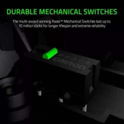 RAZER DeathAdder Essential blanche - Souris gaming filaire - forme ergonomique, 5 boutons programmables, 6400 DPI
